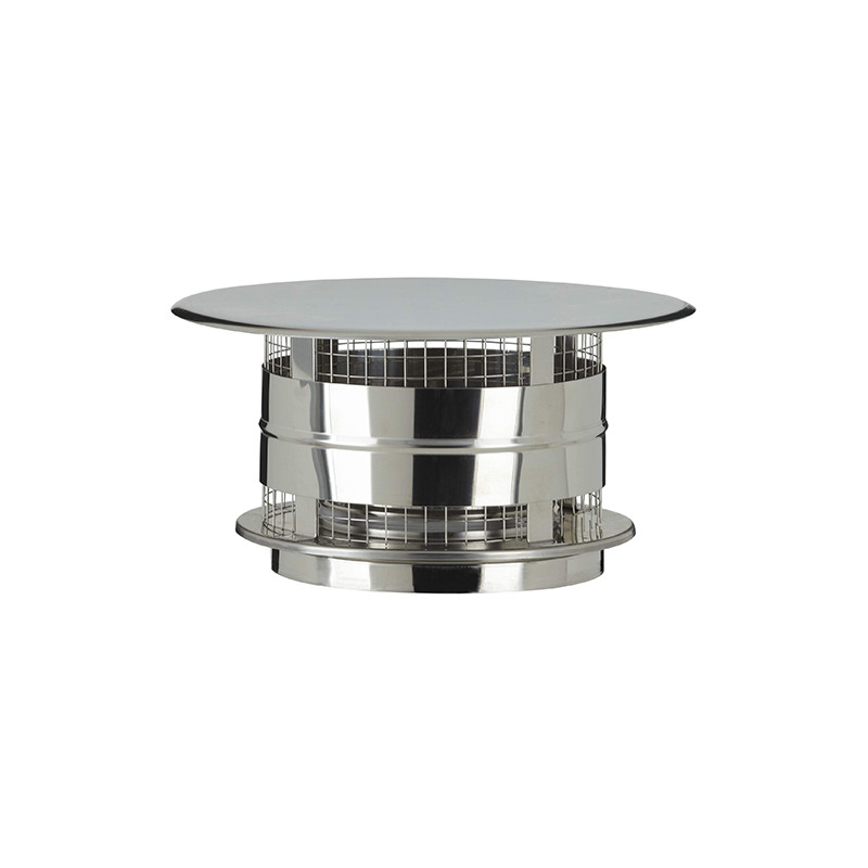 Chapeau aspirateur + grillage Therminox