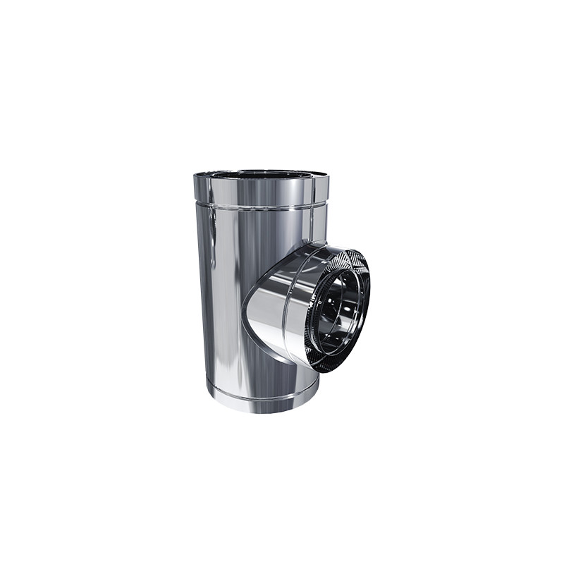 Té isolé à 90° 100 Therminox TI