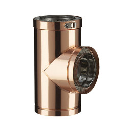 Té isolé à 90° cuivre Therminox