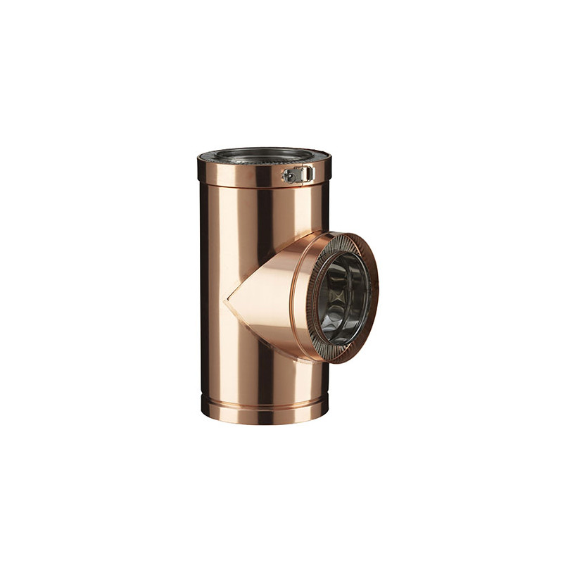 Té isolé à 90° cuivre Therminox