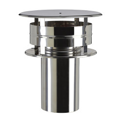 Kit chapeau aspirateur sortie de toit intérieure Therminox