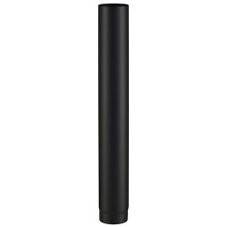 Tuyau acier ADA. noir mat 1500, Ø150