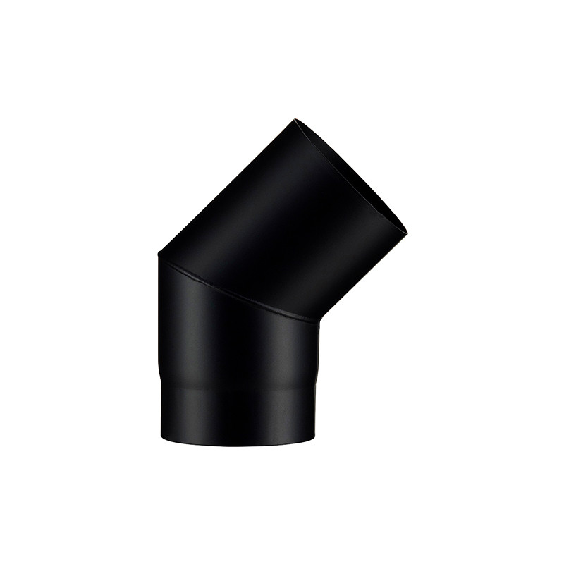 Coude SEG45 acier bros. noir mat