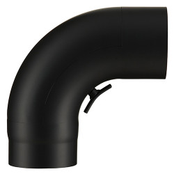 Coude 90 trappe visite ANM acier 2 mm