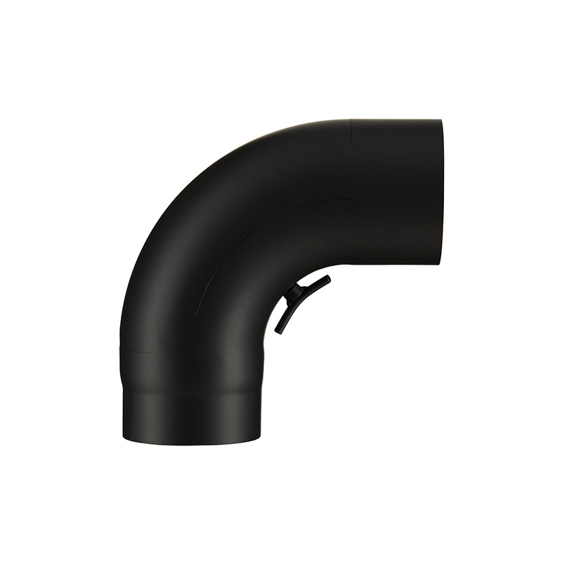 Coude 90 trappe visite ANM acier 2 mm