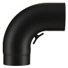 Coude 90 trappe visite ANM acier 2 mm