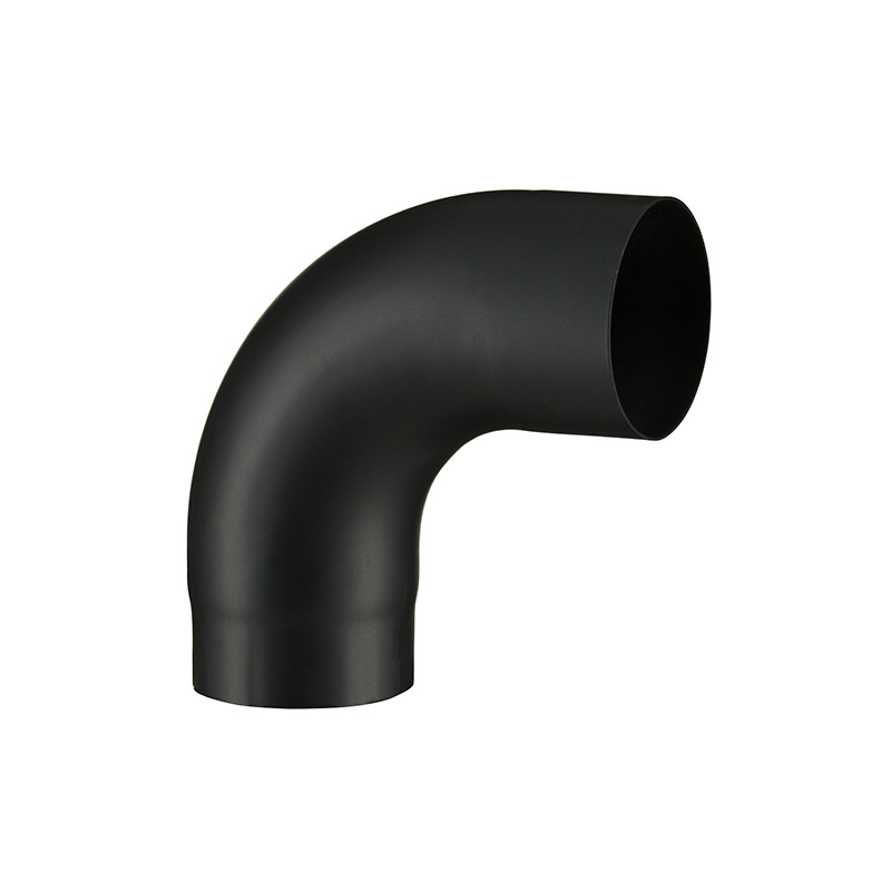 Coude acier noir M 90°