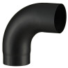 Coude acier noir M 90°