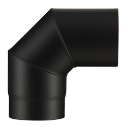 Coude SEG. 90 à noir M acier 2 mm