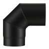Coude SEG. 90 à noir M acier 2 mm