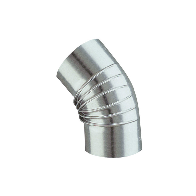 Coude plissé aluminié 72°