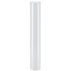 Tuyau émaillé blanc 1000