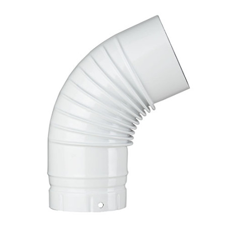 Coude émaillé blanc 65°