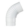 Coude émaillé blanc 65°
