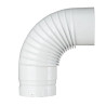 Coude émaillé blanc 90°