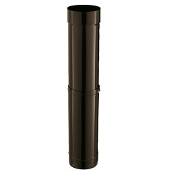 Zoom émaillé marron