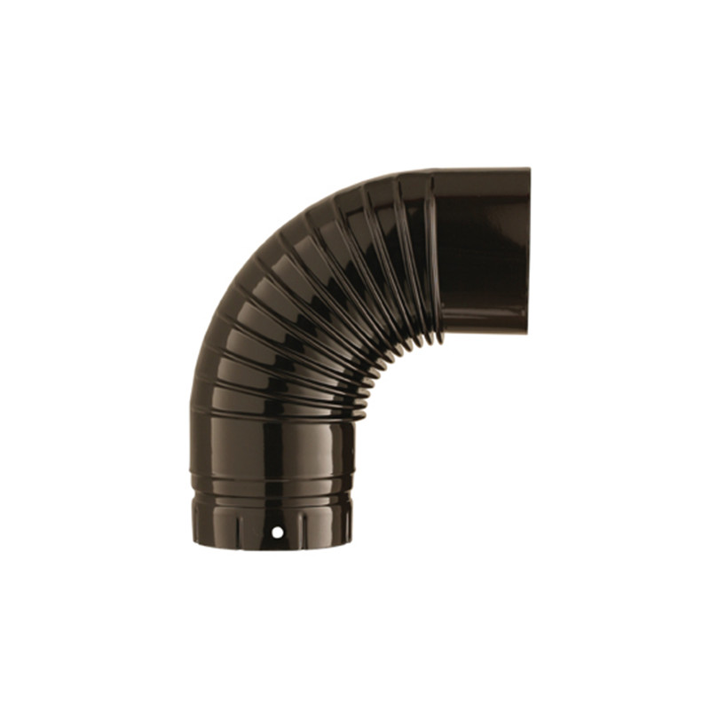 Coude émaillé marron 90°