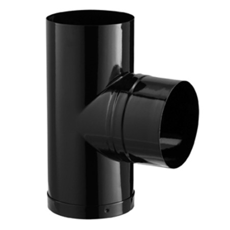 Té tampon émaillé noir B