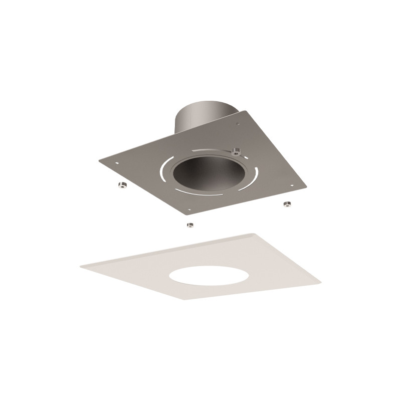Plaque ventilée bois 30x30 émaillé poêle