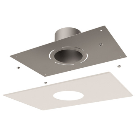 Plaque ventilée bois 20x40 émaillé poêle