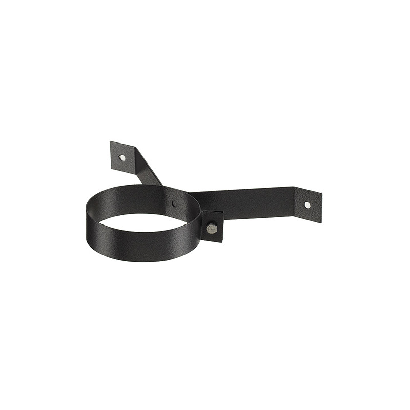 Collier mural E noir mat émaillé poêle à granulés