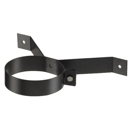 Collier mural E noir mat émaillé poêle à granulés