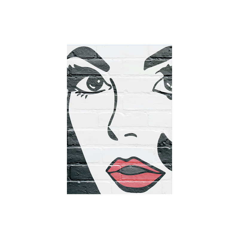 Plaque de finition murale déco Pop'Art 120 Design'Up
