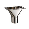 Raccord haut / conduit 30x40 Kitinox