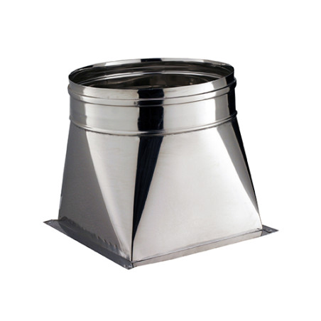 Raccord sur avaloir 25x25 Kitinox