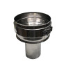 Raccord sur buse 150 Kitinox