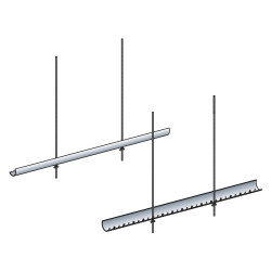 Cadre fixation metal