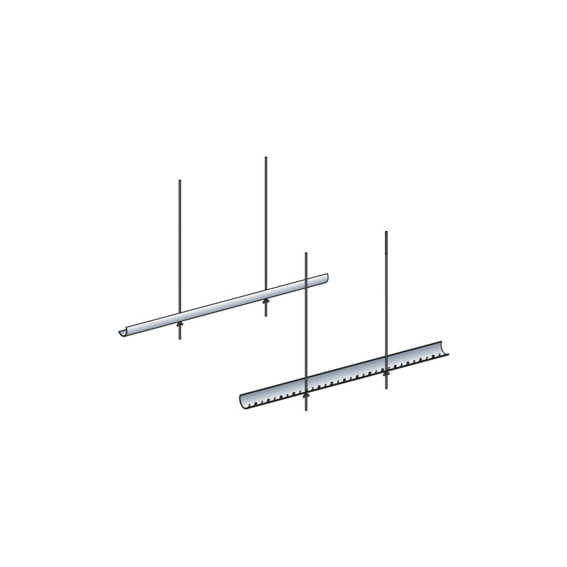 Cadre fixation metal