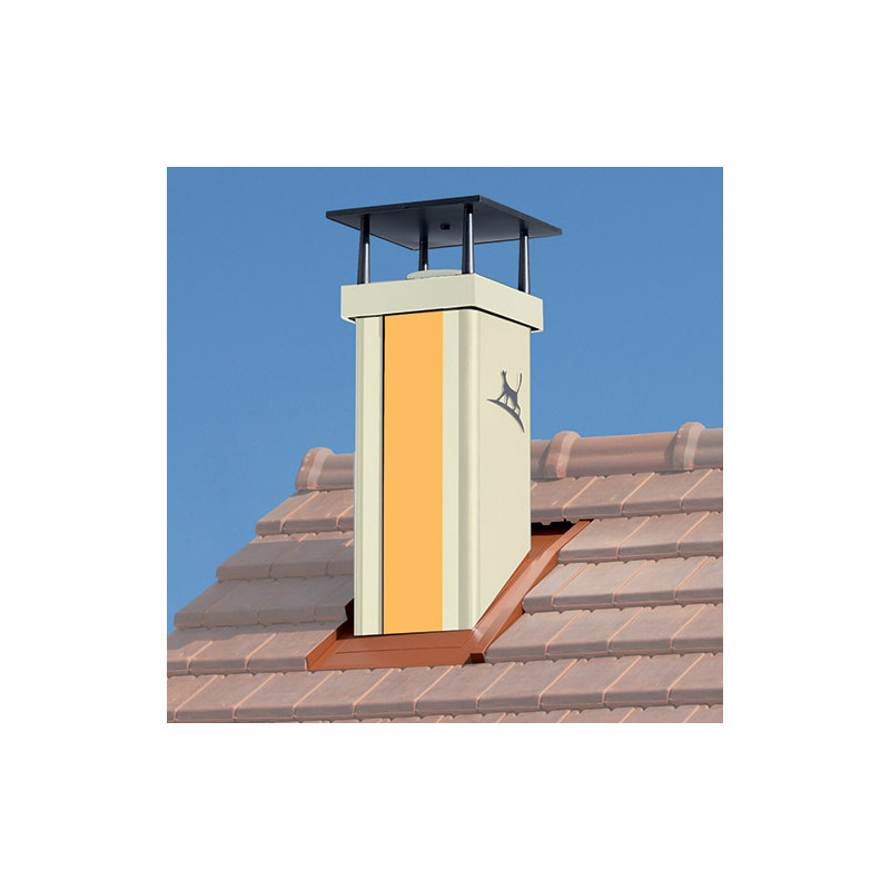 Lisse sable, chapeau France Design noir, nuancier jaune
