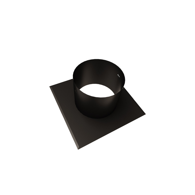 Hauteur de remontée 520 mm noir, pente 1 %, tuile 139