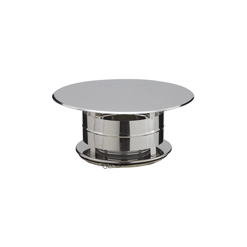 Chapeau aspirateur simple sortie de toit ronde