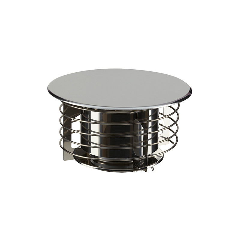 Chapeau aspirateur spiral sortie de toit ronde