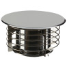 Chapeau aspirateur spiral sortie de toit ronde