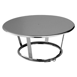 Chapeau pare-pluie simple sortie de toit ronde