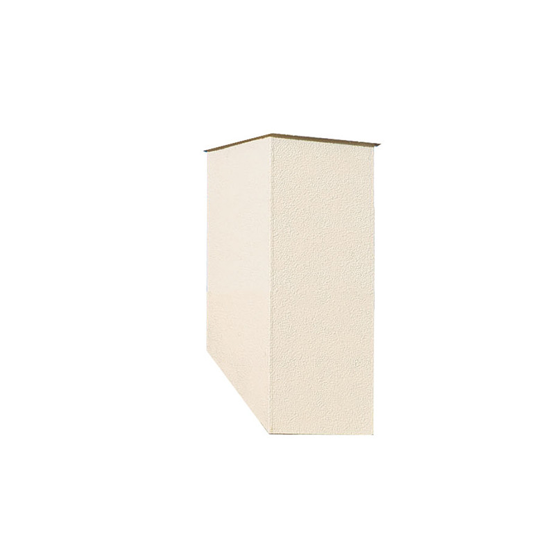 Sortie de toit traditionnel 35x35 GR modele 48° Tradinov, Ø111, crépi ocre