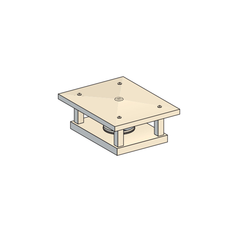 Chapeau traditionnel crepi USR Tradinov rectangulaire, crépi ocre