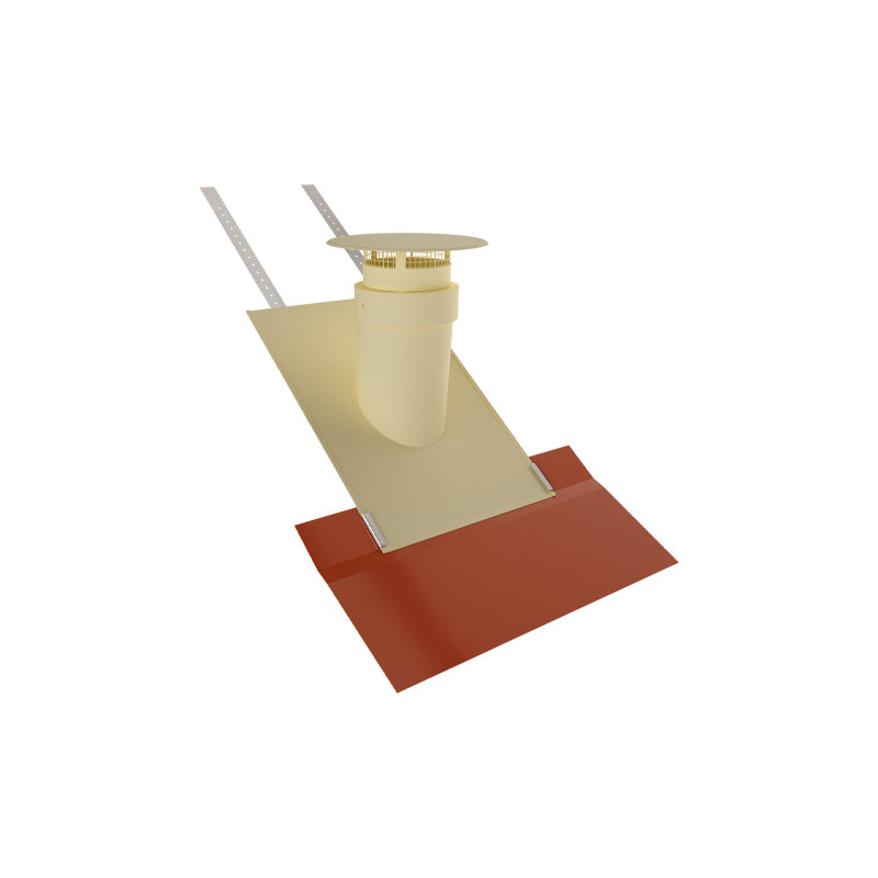 Lisse ocre, kit d'étanchéité rouge