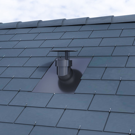 Ventilation primaire 35-45 Ventélia Sanit'Air, noir