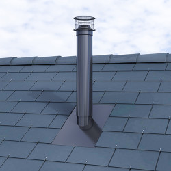 Ventilation secondaire 35-45 Ventélia Sanit'Air, noir