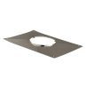 Plaque support d'étanchéité.R tubage simple paroi