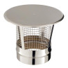 Chapeau pare-pluie anti-oiseaux tubage simple paroi pour Condensor