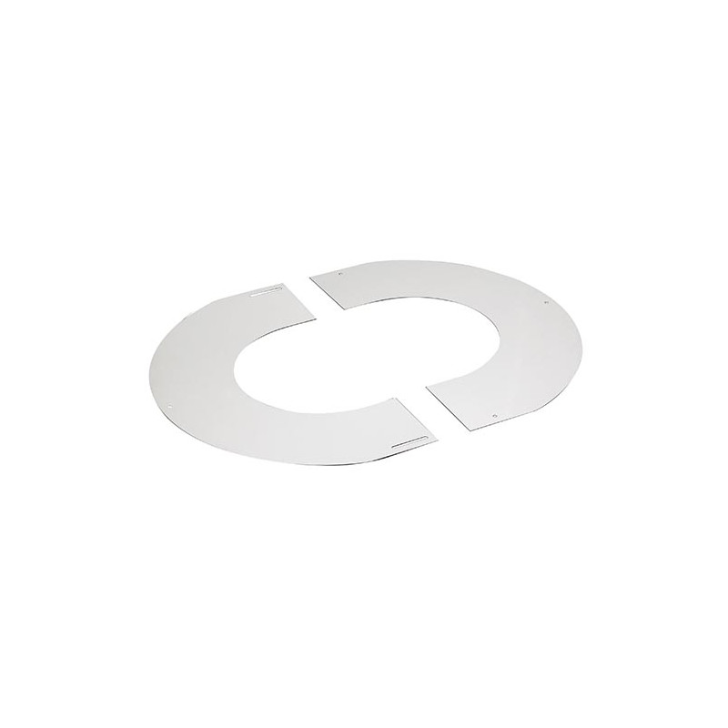 Plaque de propreté 30/40° inox tubage simple paroi