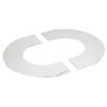Plaque de propreté 30/40° inox tubage simple paroi
