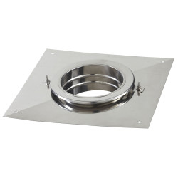 Plaque support d'étanchéité à visser C tubage simple paroi