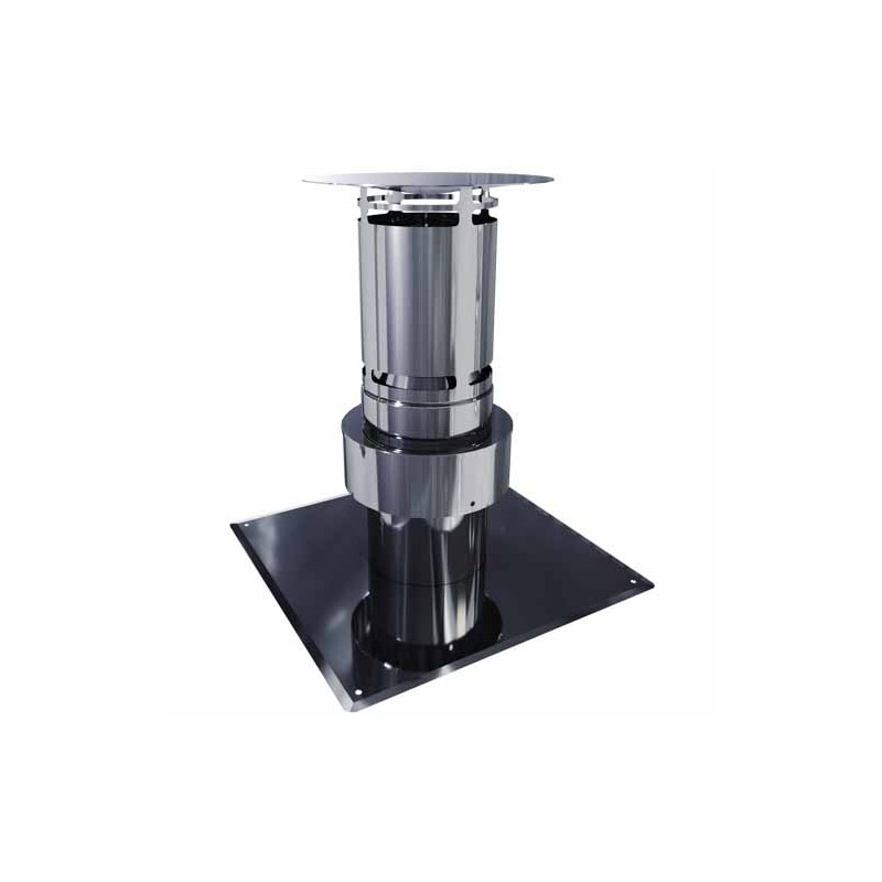 Terminal cheminee C9/BP-80 tubage simple paroi