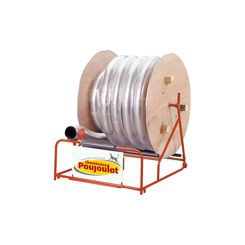 Derouleur flexible tubage simple paroi